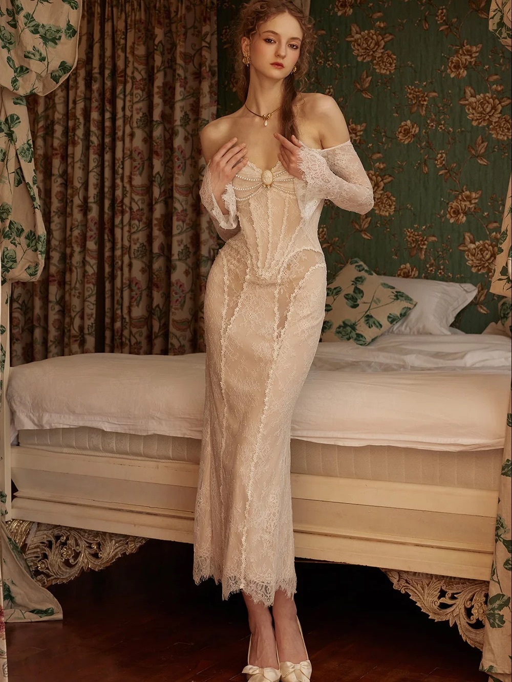 NEW LaceMade Size S Wings of Losie Corset Dress